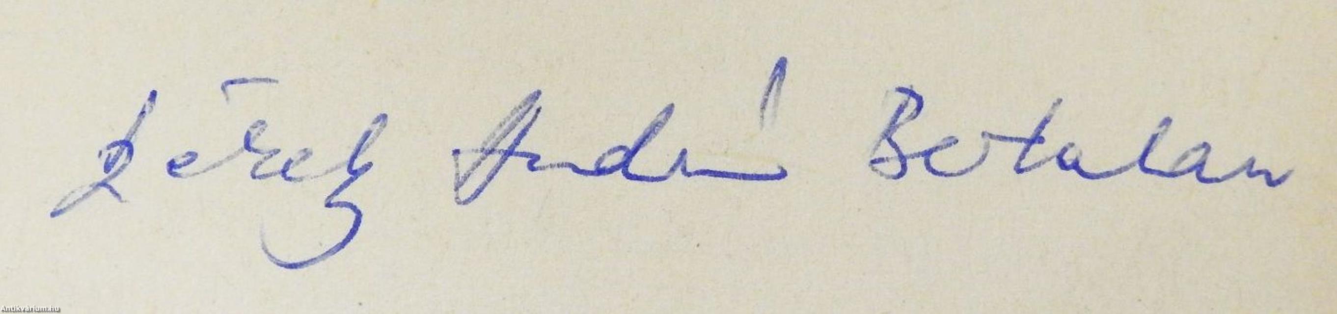 A falumunka útján (dedikált példány)