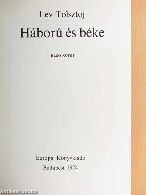 Háború és béke 1-2.