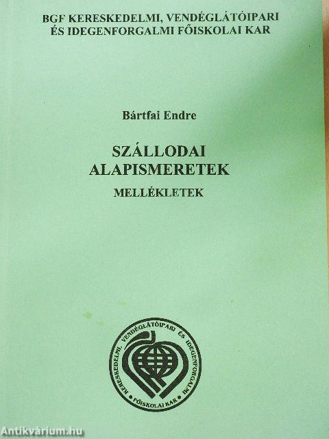 Szállodai alapismeretek - Mellékletek