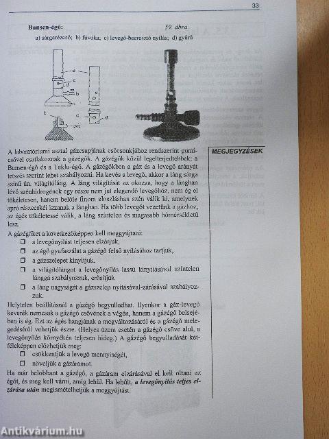 Élelmianyagismeret laboratóriumi gyakorlatok