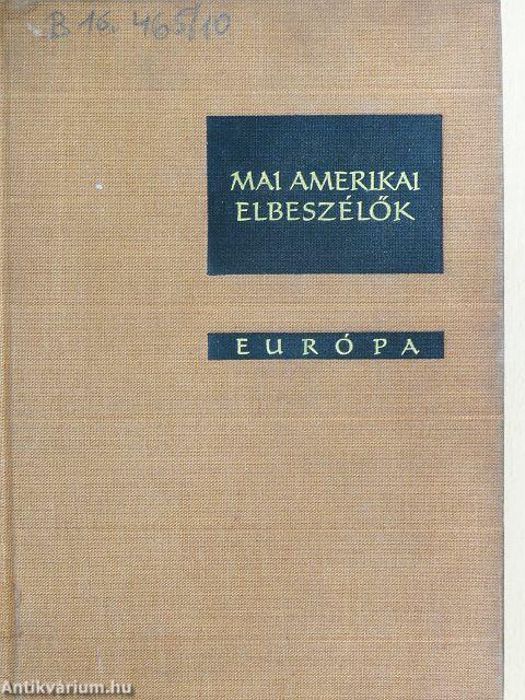 Mai amerikai elbeszélők