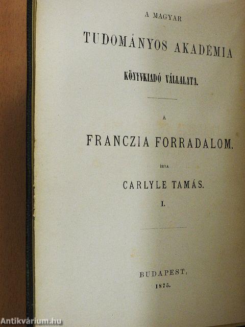 A franczia forradalom I. (töredék)