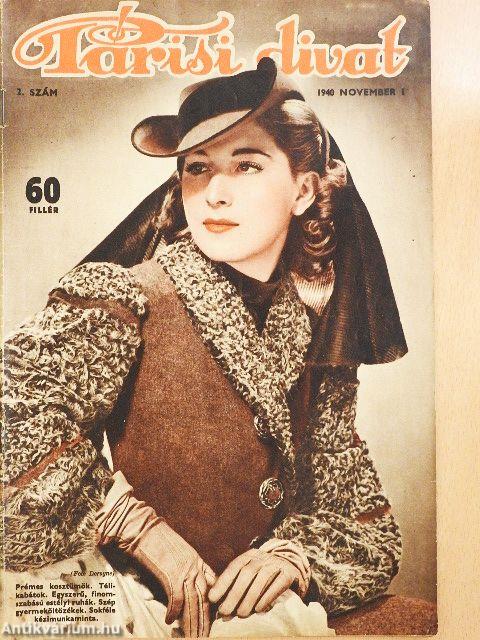 Párisi divat 1940. november 1.