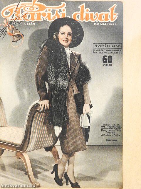 Párisi divat 1940. március 31.