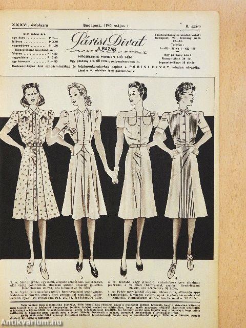 Párisi divat 1940. május 1.
