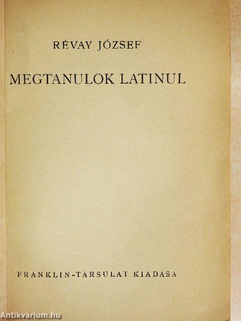 Megtanulok latinul