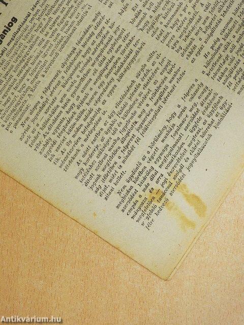 Jogi Hirlap 1943. (nem teljes évfolyam)