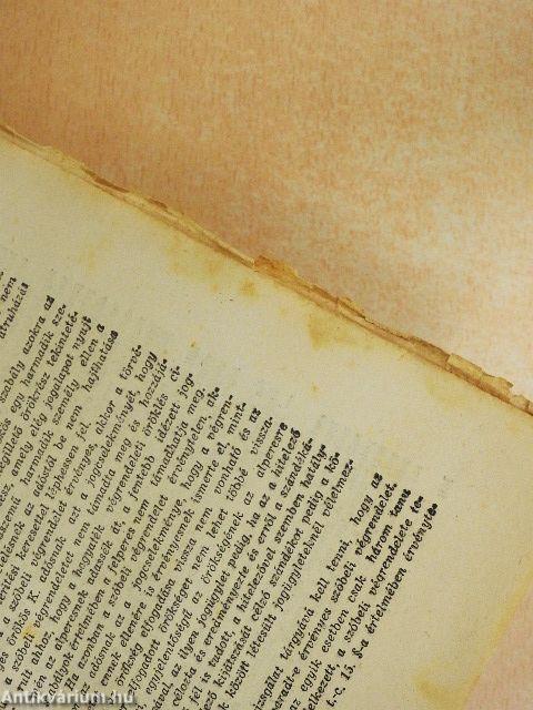 Jogi Hirlap 1943. (nem teljes évfolyam)