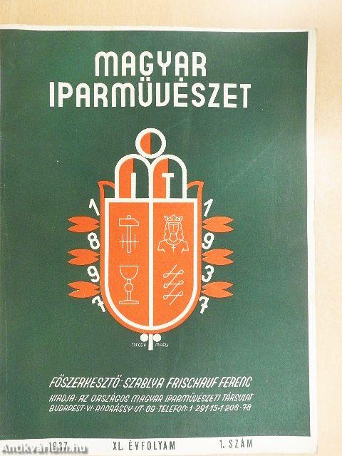 Magyar Iparművészet 1937. (nem teljes évfolyam)