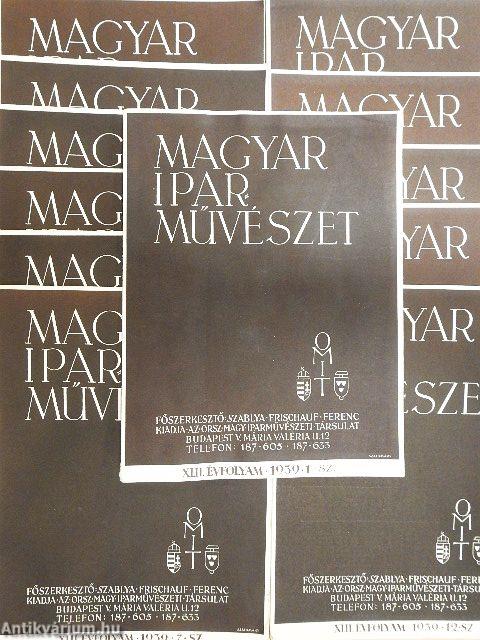 Magyar Iparművészet 1939/1-12.