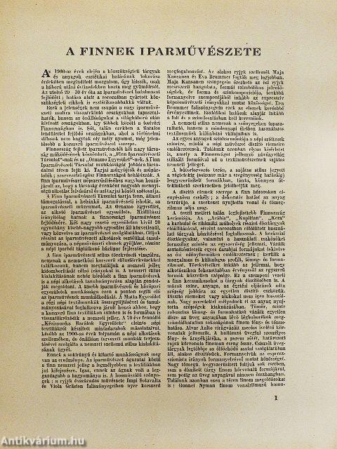 Magyar Iparművészet 1940. (nem teljes évfolyam)