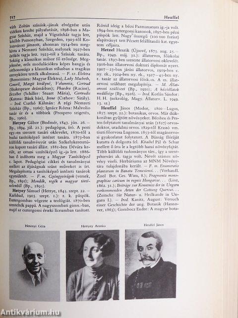 Magyar Életrajzi Lexikon I-III.