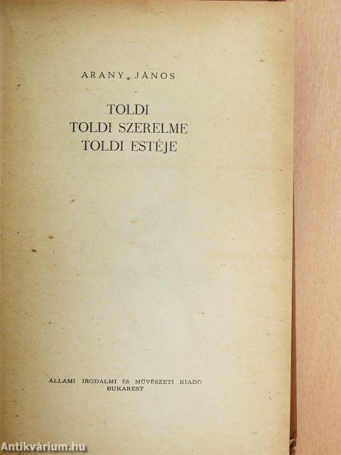 Toldi/Toldi szerelme/Toldi estéje
