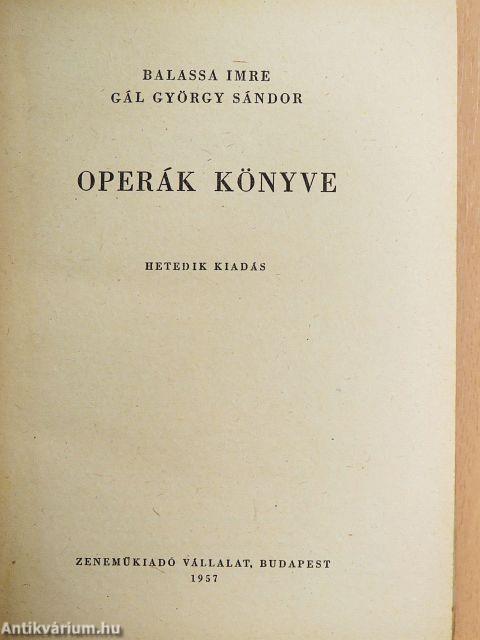 Operák könyve