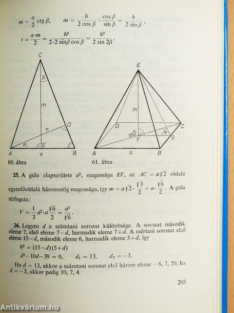 Elemi matematikai példatár IV.