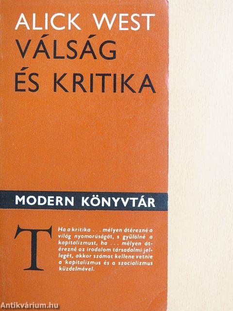 Válság és kritika