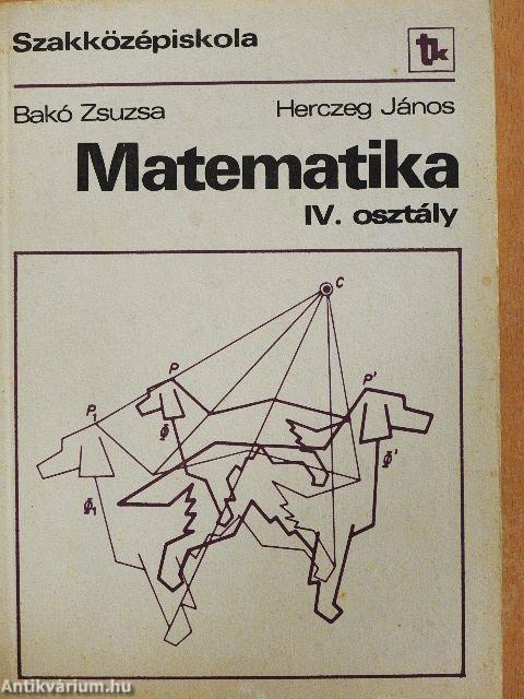 Matematika IV.