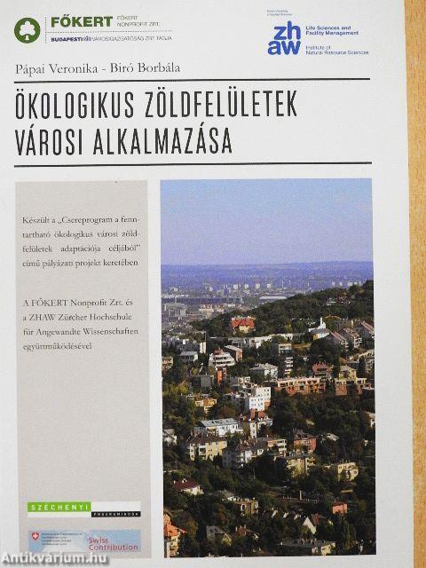 Ökologikus zöldfelületek városi alkalmazása