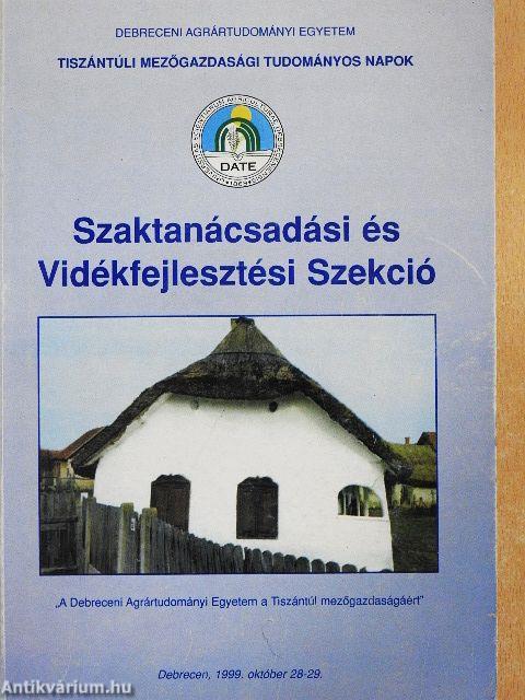 Szaktanácsadási és Vidékfejlesztési Szekció