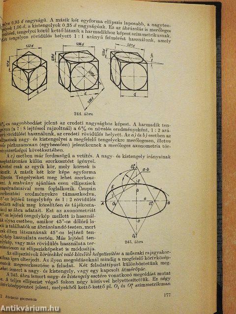 Ábrázoló geometria/Ábrázoló geometria-műszaki rajz