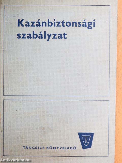 Kazánbiztonsági szabályzat