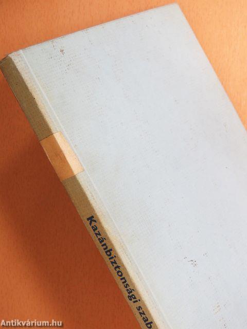 Kazánbiztonsági szabályzat