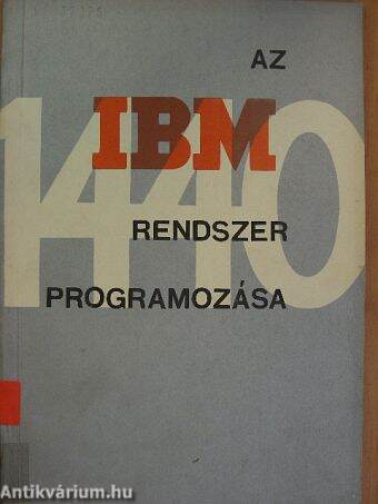 Az IBM 1440-es rendszer programozása