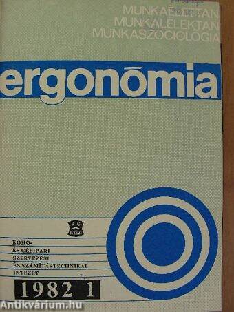 Ergonómia 1982. január-december