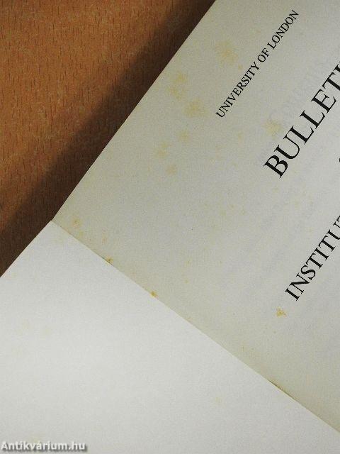 Bulletin of the Institute of Archaeology