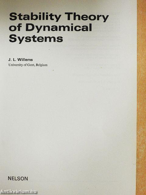 Stability Theory of Dynamical Systems