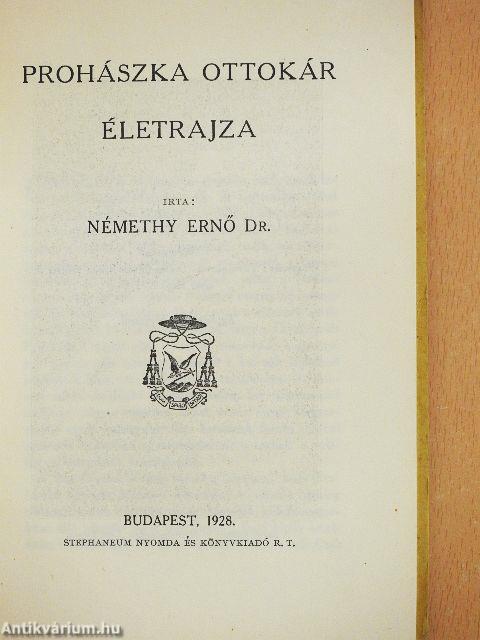 Prohászka Ottokár életrajza