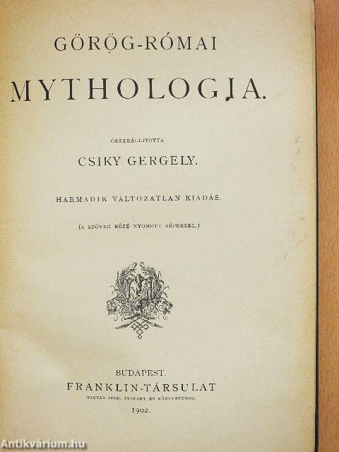 Görög-római mythologia