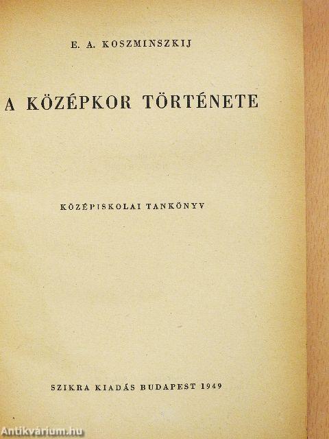 A középkor története