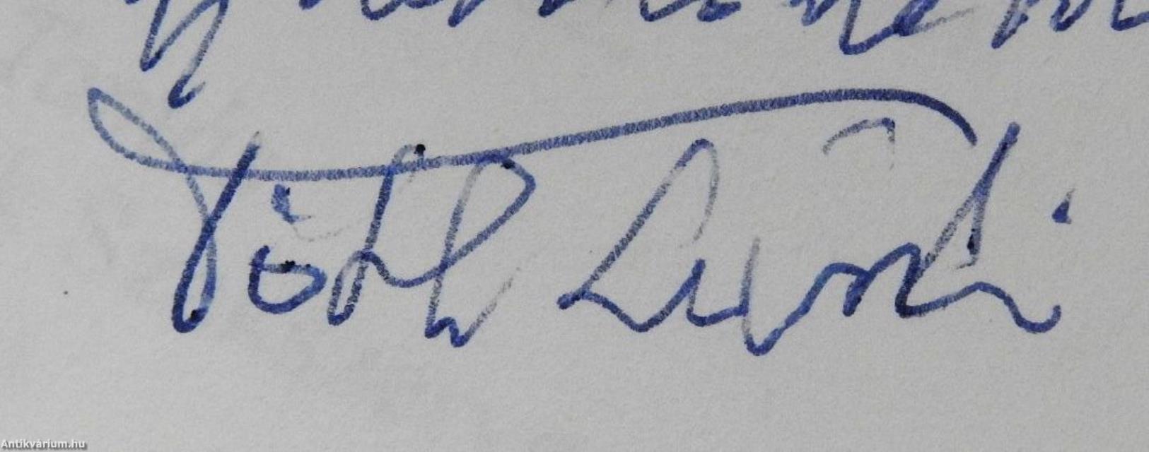 A tű, cérna, olló (dedikált példány)