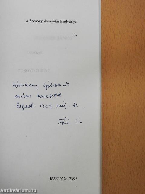 Reizner János élete és munkássága (dedikált példány)