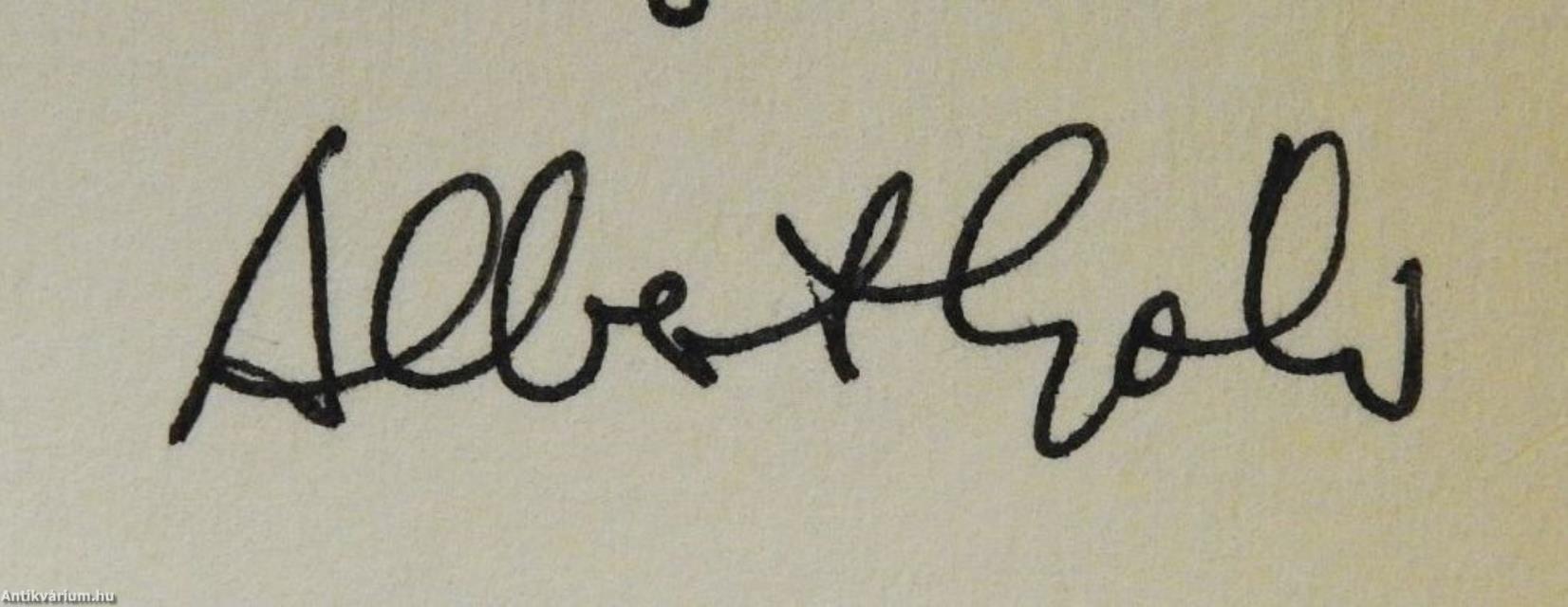 Keskeny résen át (számozott, dedikált példány)