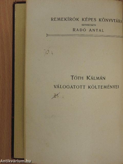 Tóth Kálmán válogatott költeményei