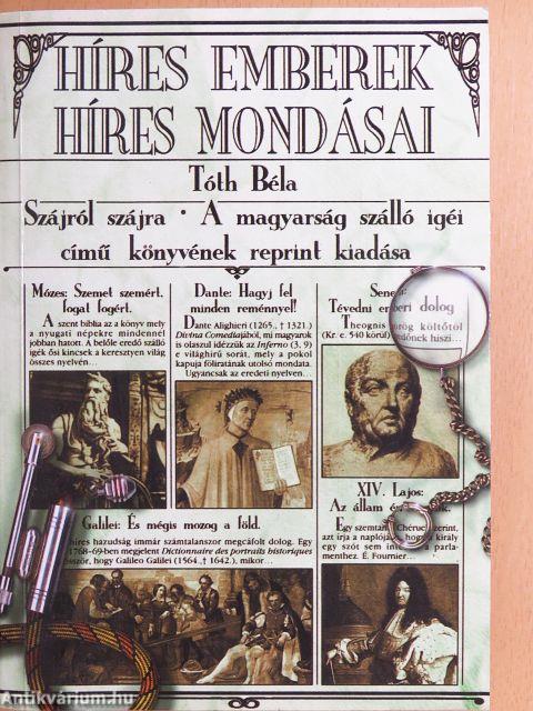 Híres emberek híres mondásai