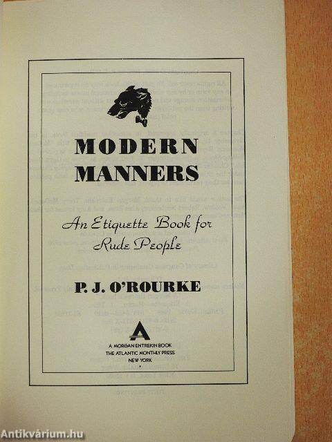 Modern Manners