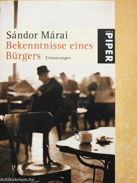 Bekenntnisse eines Bürgers