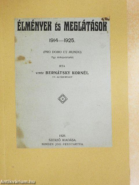 Élmények és meglátások