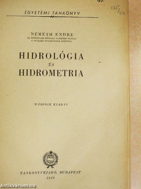 Hidrológia és hidrometria