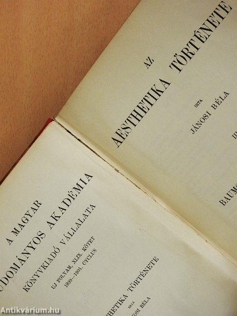 Az aesthetika története I-III.