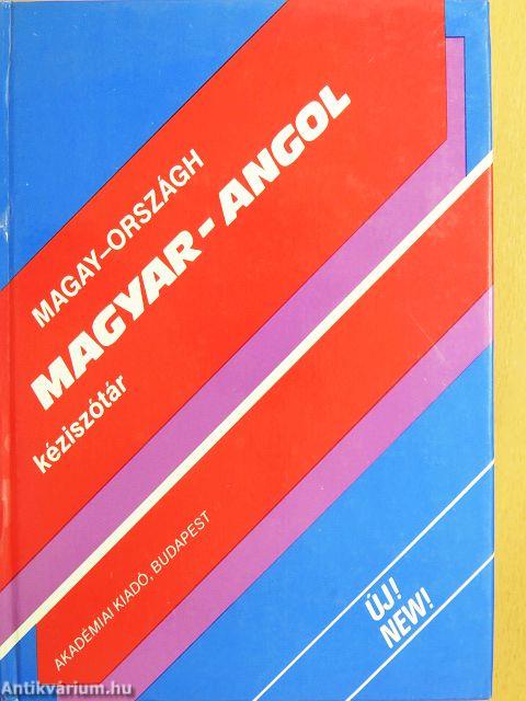 Magyar-angol kéziszótár
