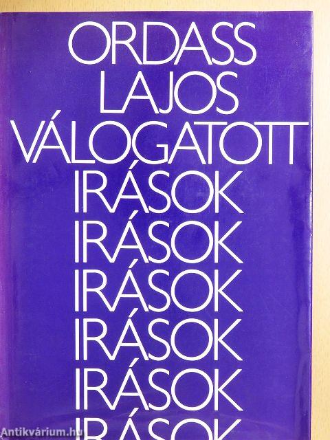 Válogatott írások