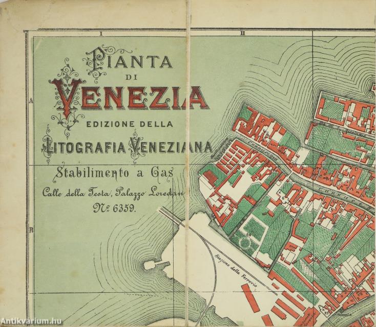Pianta di Venezia