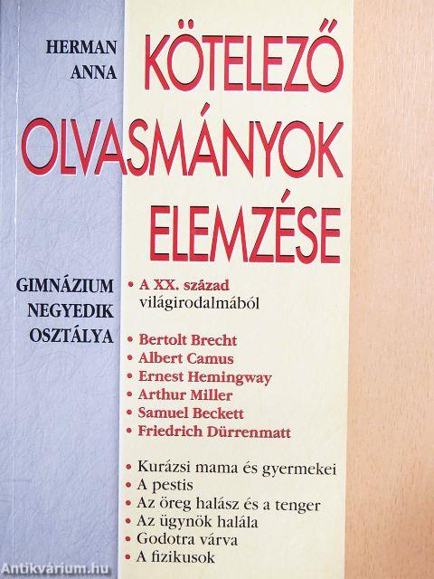 Kötelező olvasmányok elemzése 8.