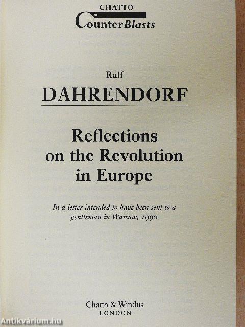 Reflections on the Revolution in Europe