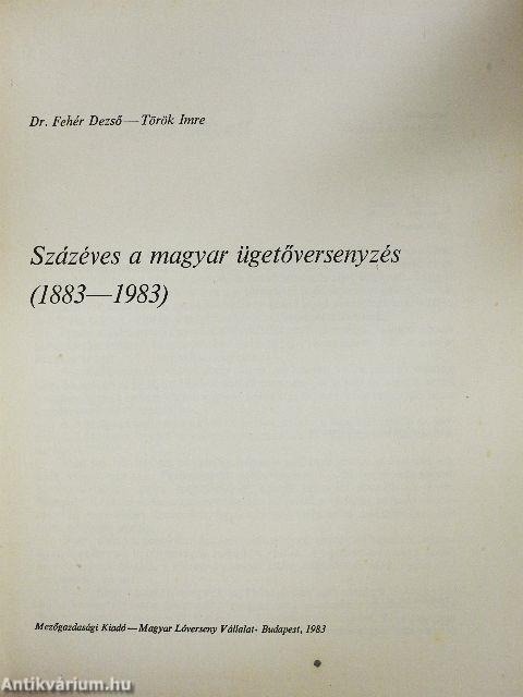 Százéves a magyar ügetőversenyzés