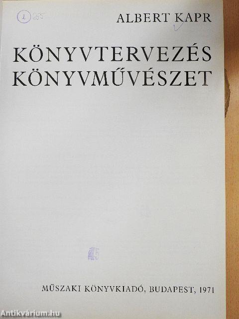 Könyvtervezés, könyvművészet